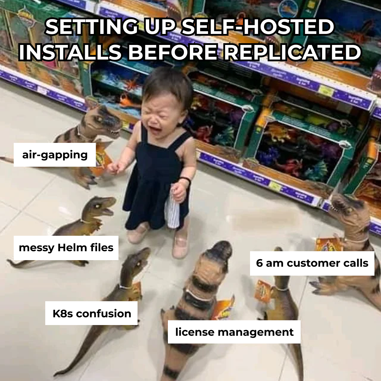 Setting up self-hosted installs before Replicated